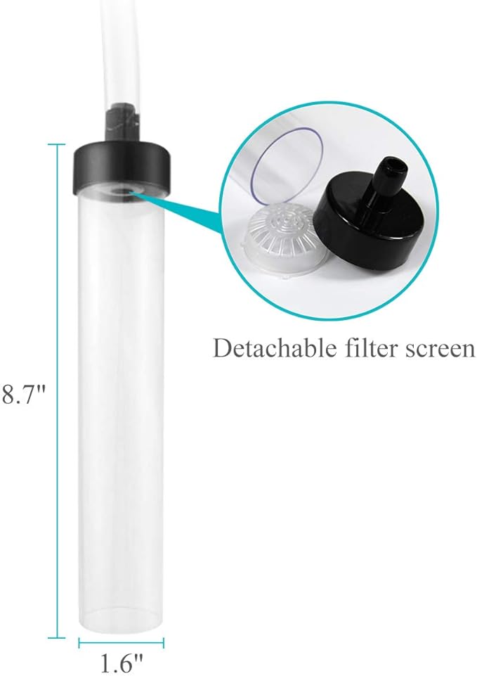 25ft Aquarium Vacuum Gravel Cleaner Fish Tank Cleaner Siphon Water Changer - Image 3