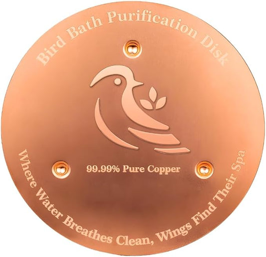 Bird Bath Copper Disk, Premium 0.6mm Sturdy 99.99% Pure Copper Disk by Unknown