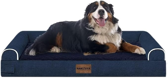 Large Dog Bed Orthopedic Washable: Jumbo Dog Bed Bolster Extra Large Dogs Egg - Image 8
