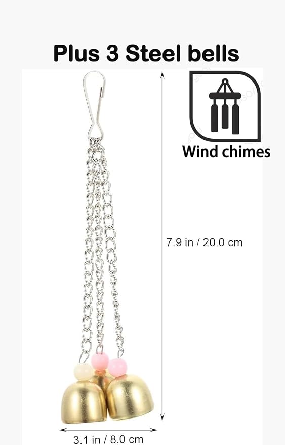 65inch Cotton Bendable Rope Perch Swing Bird Chew Toys Amazon Parrots Cage Toys - Image 3