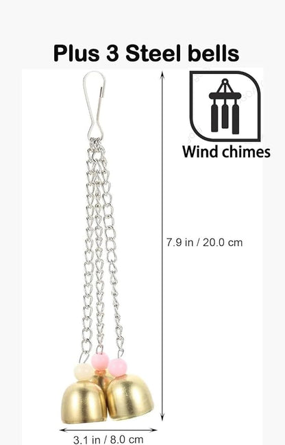65inch Cotton Bendable Rope Perch Swing Bird Chew Toys Amazon Parrots Cage Toys - Image 3