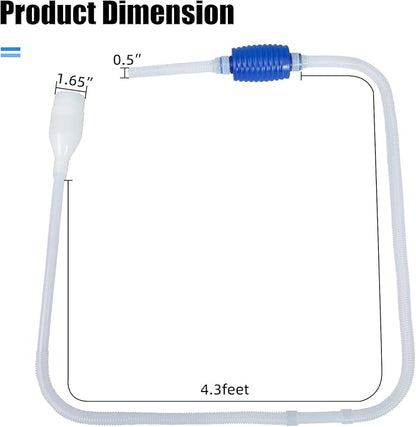 AQUANEAT Aquarium Vacuum Siphon, Fish Tank Water Changer, Gravel Cleaner - Image 2
