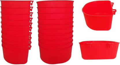 20 Pcs 25 fl.oz Durable Pet Feeder Bowls by ORIBUKI