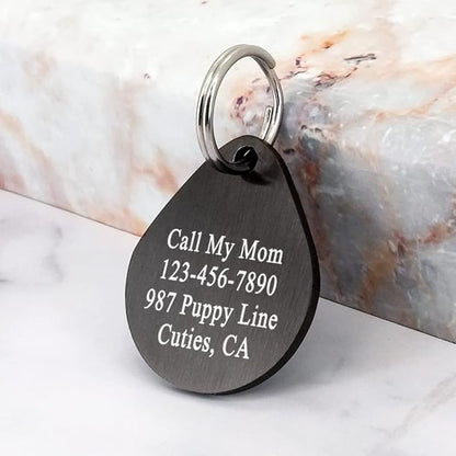 Ultra Joys Dog ID Tag, Custom Dog Tag Personalized Cat Tag, Pet ID Tag - Image 3