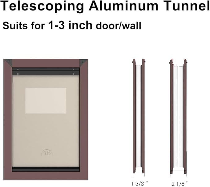 Rescumascer Aluminum Medium Dog Door - Image 5