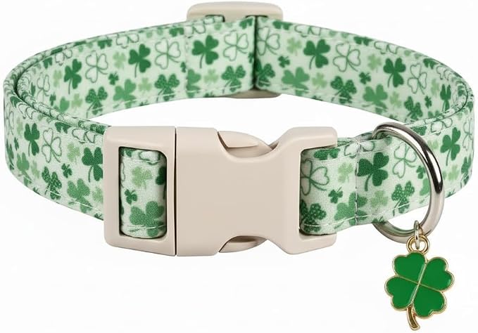 XS Dog Collar for St. Patrick's Day, Cute Dog Collar by Britwicfr