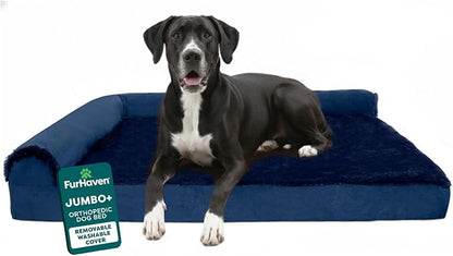 Furhaven Orthopedic Dog Bed for Large Dogs w/ Removable Bolsters & Washable by FurHaven