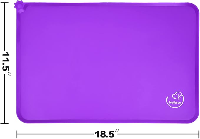 Silicone Waterproof Dog Cat Pet Feeding Mats, Non Slip, Easy Clean Pet Dog Cat - Image 2