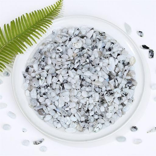 YATOJUZI Moonstone Aquarium Gravel Rocks Bulk Wholesale Tumbled Crystals Stones - Image 2