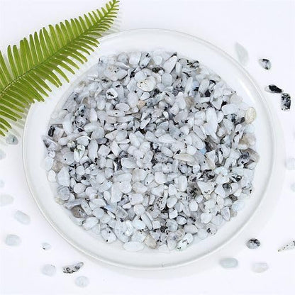 YATOJUZI Moonstone 1LB Aquarium Gravel Rocks Bulk Wholesale Tumbled Crystals - Image 2