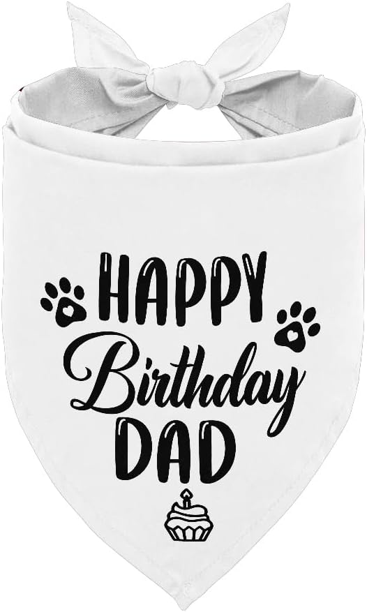 Dog Bandana for Happy Birthday Dad by AUII+JO+DESIGN