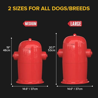 Red Rocket Pets Dog Poop Trash Can Medium Doggy Twist'R Pack, 12x Refills Bags - Image 5