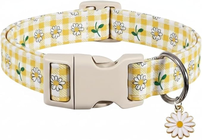 Cute Dog Collar, Spring Summer Design Floral Collar by Britwicfr