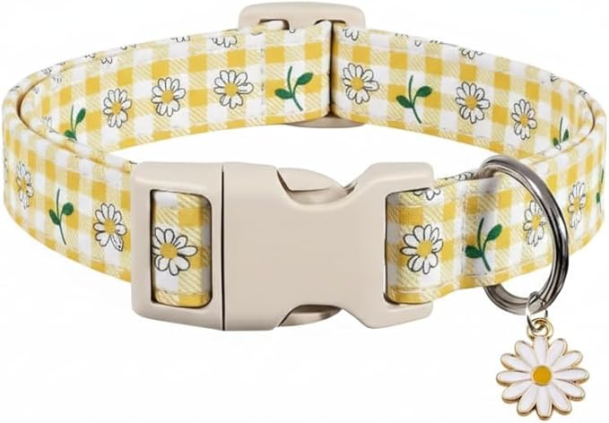 Cute Dog Collar, Spring Summer Design Floral Collar by Britwicfr