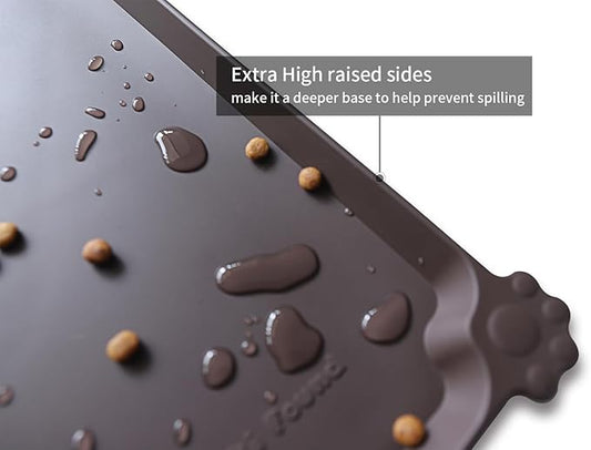 Hoki Found L Silicone Non Slip Pet Dog Cat Bowl Mats - Image 2