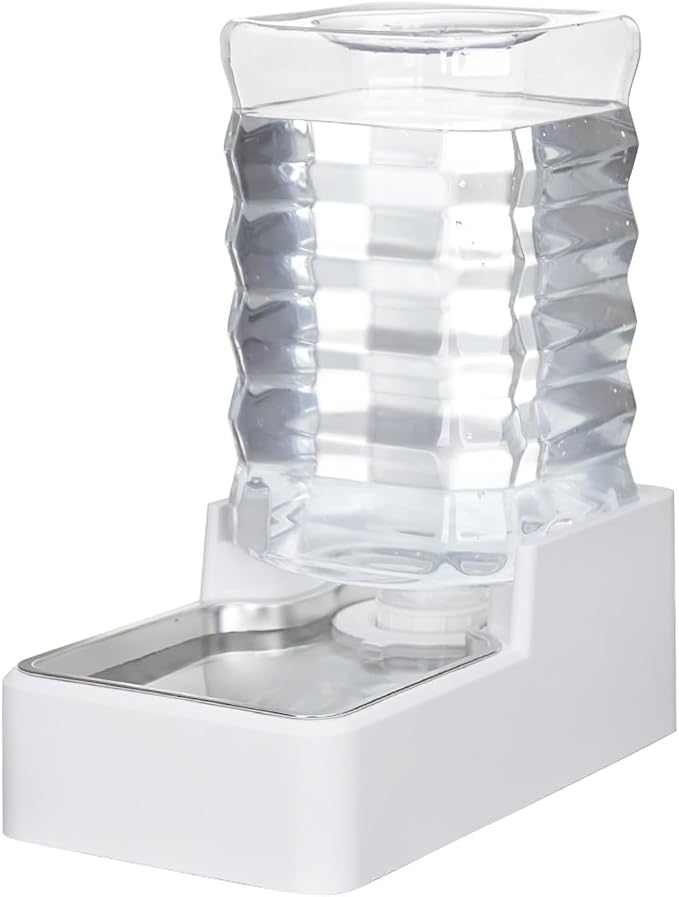 Automatic Dog and Cat Dispenser: 8L White Gravity Feeder by MASOCAT