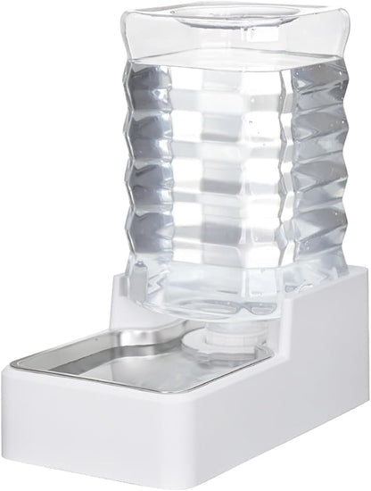 Automatic Dog and Cat Dispenser: 8L White Gravity Feeder by MASOCAT