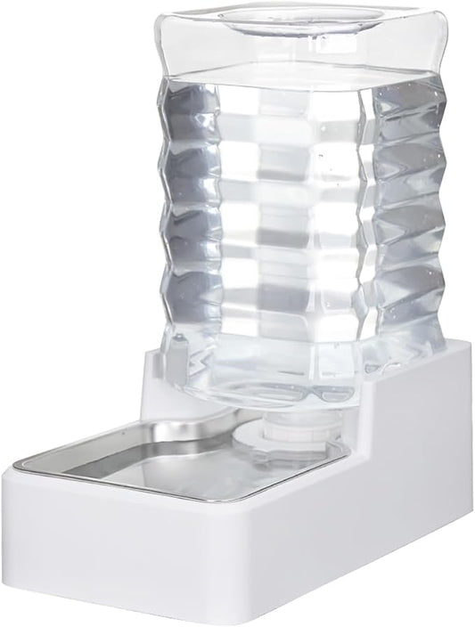 Automatic Dog and Cat Dispenser: 8L White Gravity Feeder by MASOCAT