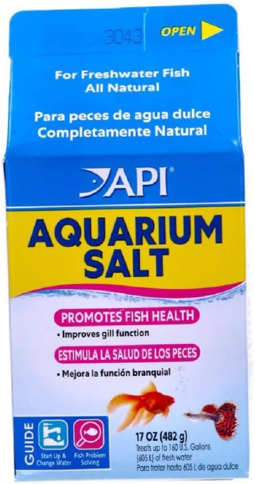 API AQUARIUM SALT Freshwater Aquarium Salt 17-Ounce Box by API