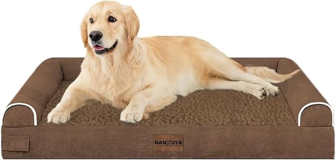 Large Dog Bed Orthopedic Washable: Beds Bolster XL Bed Medium Large Dogs Egg - Image 9