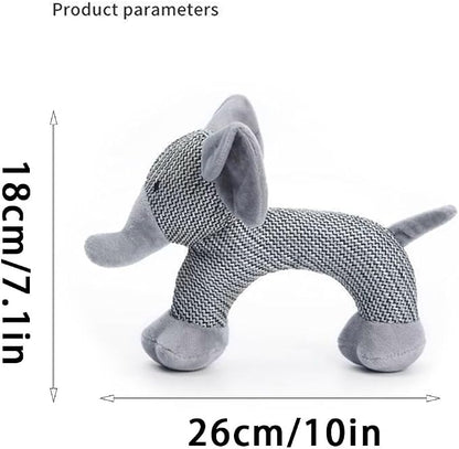 Xcho Linen Safari Companions Squeaky Dog Chew Animals Indestructible Dog Chew - Image 7