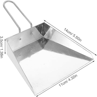Amosfun Stainless Steel Handheld Dustpan Heavy Duty Mini Dust Pan - Image 2