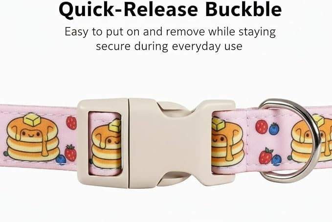 Pink Dog Collar, Girl Dog Collar - Image 2