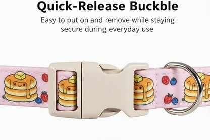 Pink Dog Collar, Girl Dog Collar - Image 2