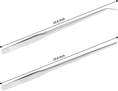 2PCS Long Aquarium Tweezers - Image 2