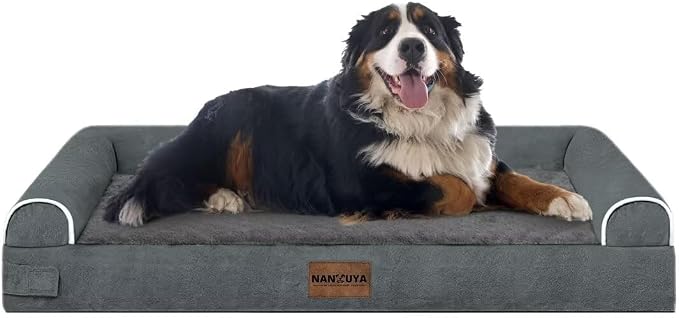 Large Dog Bed Orthopedic Washable: Jumbo Dog Bed Bolster Extra Large Dogs Egg - Image 8