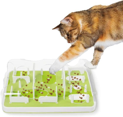 ALL FOR PAWS Interactive Cat Puzzle Feeder & Slow Feed Toy – Mental Stimulation - Image 4