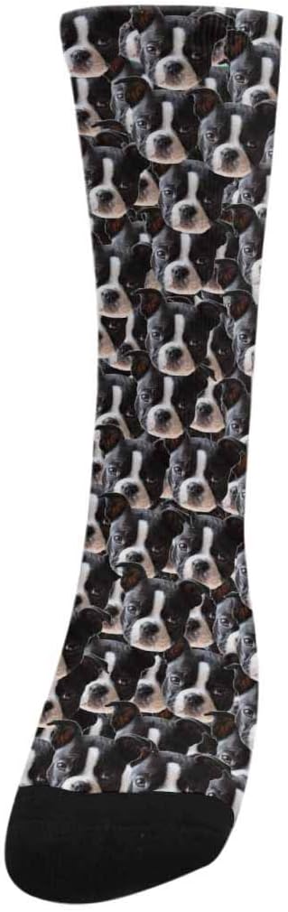 Custom Face Socks, Personalized Dog Lover Pet Photo Picture on Socks Unisex - Image 2