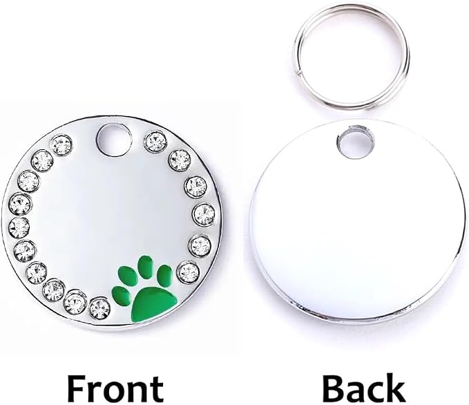 Personalized Dog/Cat Cute Paw Pet ID Tag - Image 2