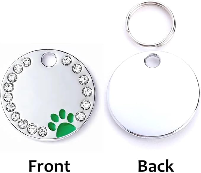 Personalized Dog/Cat Cute Paw Pet ID Tag - Image 6