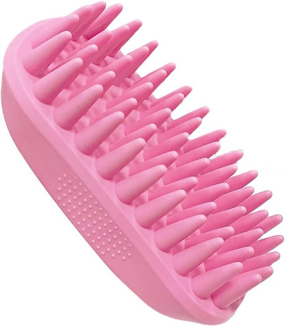 Pet Silicone Shampoo Brush for Long & Short Hair, Medium Large Pets Dogs Cats - Image 2