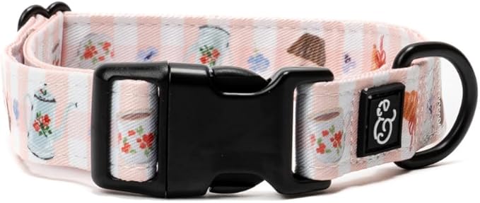 Lucy & Co. Sipping Slowly Dog Collar, Adjustable Durable Dog Collar by LucyCo