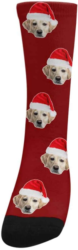 Custom Face Socks, Personalized Dog Lover Pet Photo Picture on Socks Unisex - Image 2
