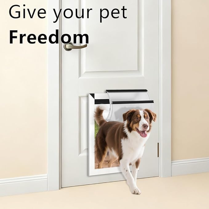 Aluminum Large Dog Door for Extreme Weather, Doggie Door - Image 2