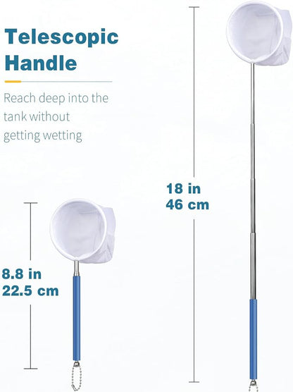 Pawfly 3 Inch Aquarium Shrimp Net, Tiny Fish Tank Net - Image 7