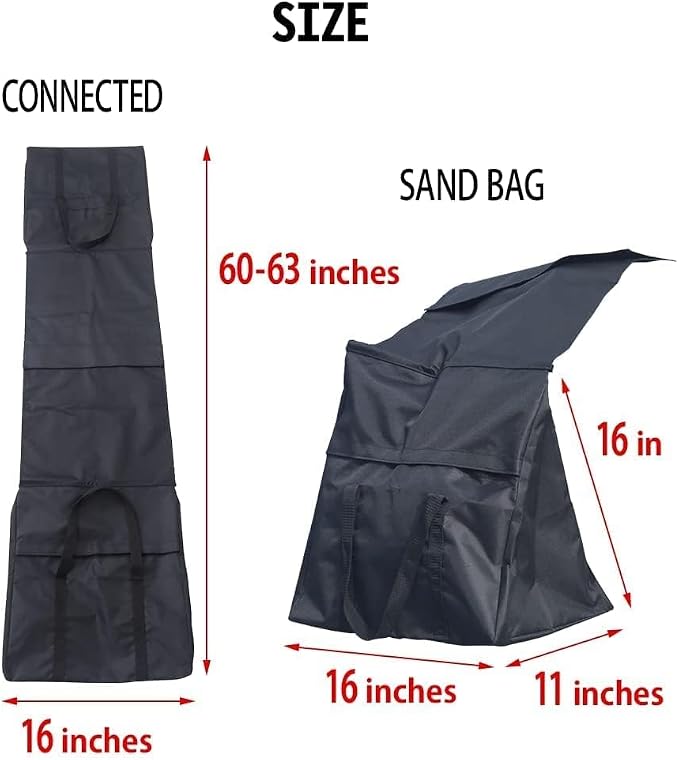 Japard Dog Agility Equipment, Tunnel Sandbags 4 Pack, Holding Bags Only - Image 6