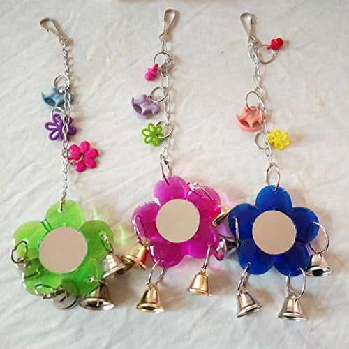 Hypeety Pet Bird Mirror with Bell Interactive Parrot Toy - Image 8
