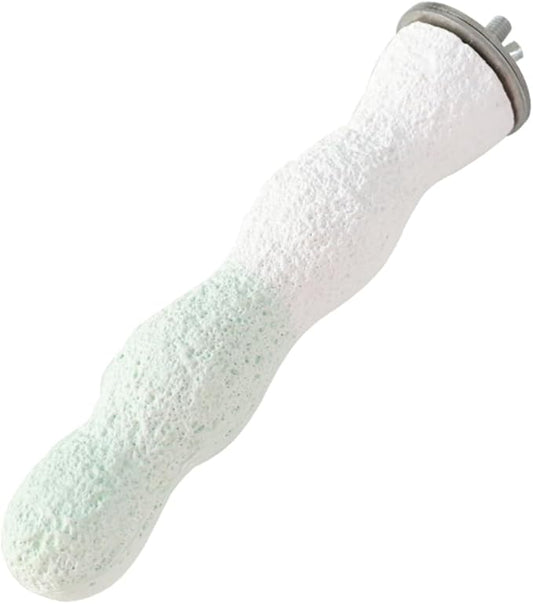 Bird Perches for Cage, Abrasive Surface High Calcium Mineral Parrot Perch Stand by YOOSOWING