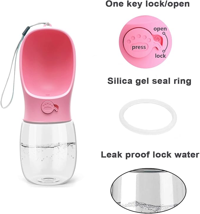 Kalimdor Dog Water Bottle, Leak Proof Portable Puppy Water Dispenser - Image 2