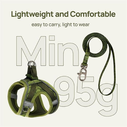 Cat Harness and Leash Set, Step-in Escape Proof Adjustable Vest Harness - Image 5