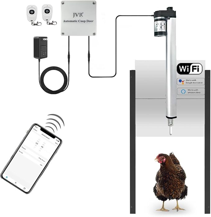 JVR Automatic Chicken Coop Smart Door Compatible by AutomaticChickenCoopDoor