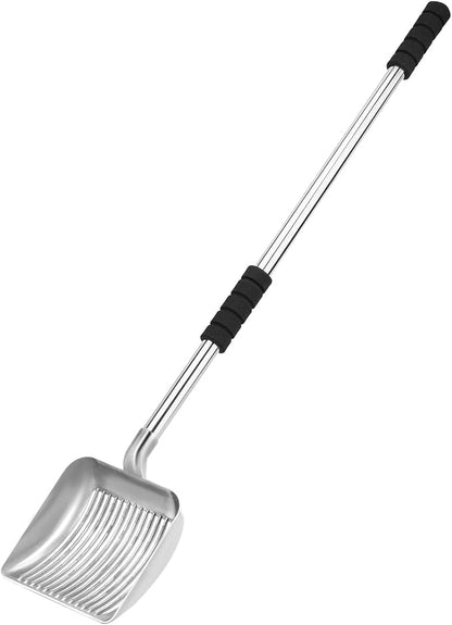 Cat Litter Sifter Metal Pet Scoop Kitty Cat Scooper Non-Stick Coated by LYCC