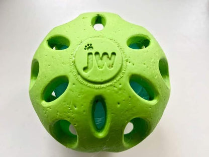 JW Pet Crackle Heads Crackle Ball Crunchy Noise Chew Fetch Toy - Image 5