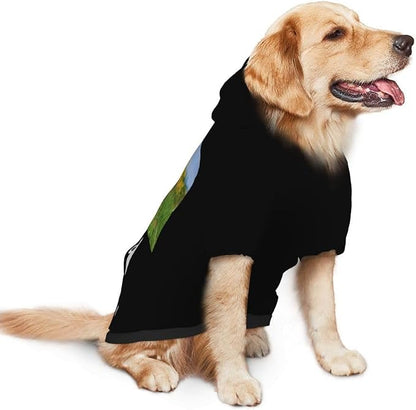 Custom Dog Hoodie Personalized Photo Text Logo Name Dog Clothes, Soft & Warm - Image 3