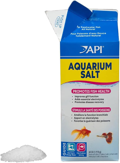 API AQUARIUM SALT Freshwater Aquarium Salt 65-Ounce Box - Image 2