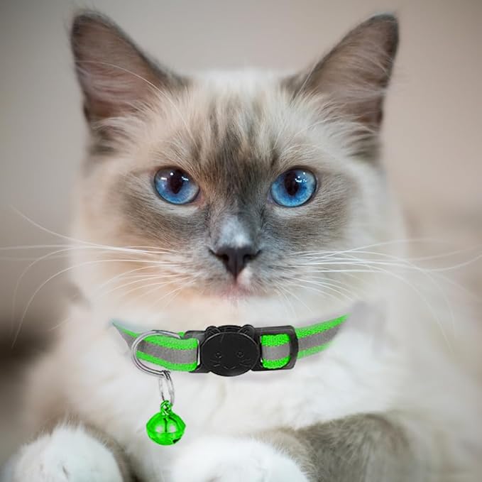 2 Pack Cat Collars Quick Release Reflective Kitten Collar - Image 3